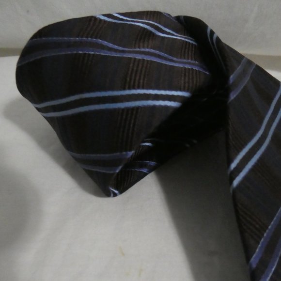 MEXX | Striped Necktie | 100% silk | Hand Made - Picture 7 of 9